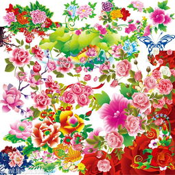 花卉psd素材模板下载 图片ID 6542 自然景观 PSD素材 聚图网 JUIMG.COM