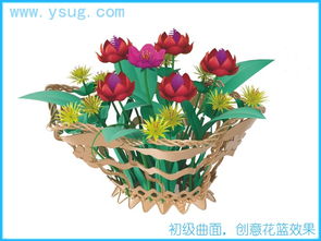 产品设计 花蓝植物类实训案例