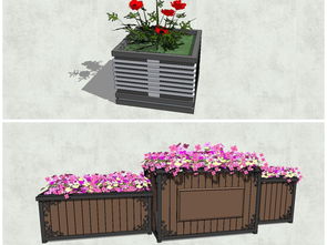 精品陶罐花卉绿植景观小品花钵su模型设计图下载 图片36.24mb 植物景观库 su模型